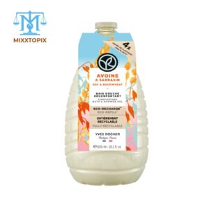 Nature Bath Shower Gel Oat & Buckwheat Eco-Refill Bottle 600Ml
